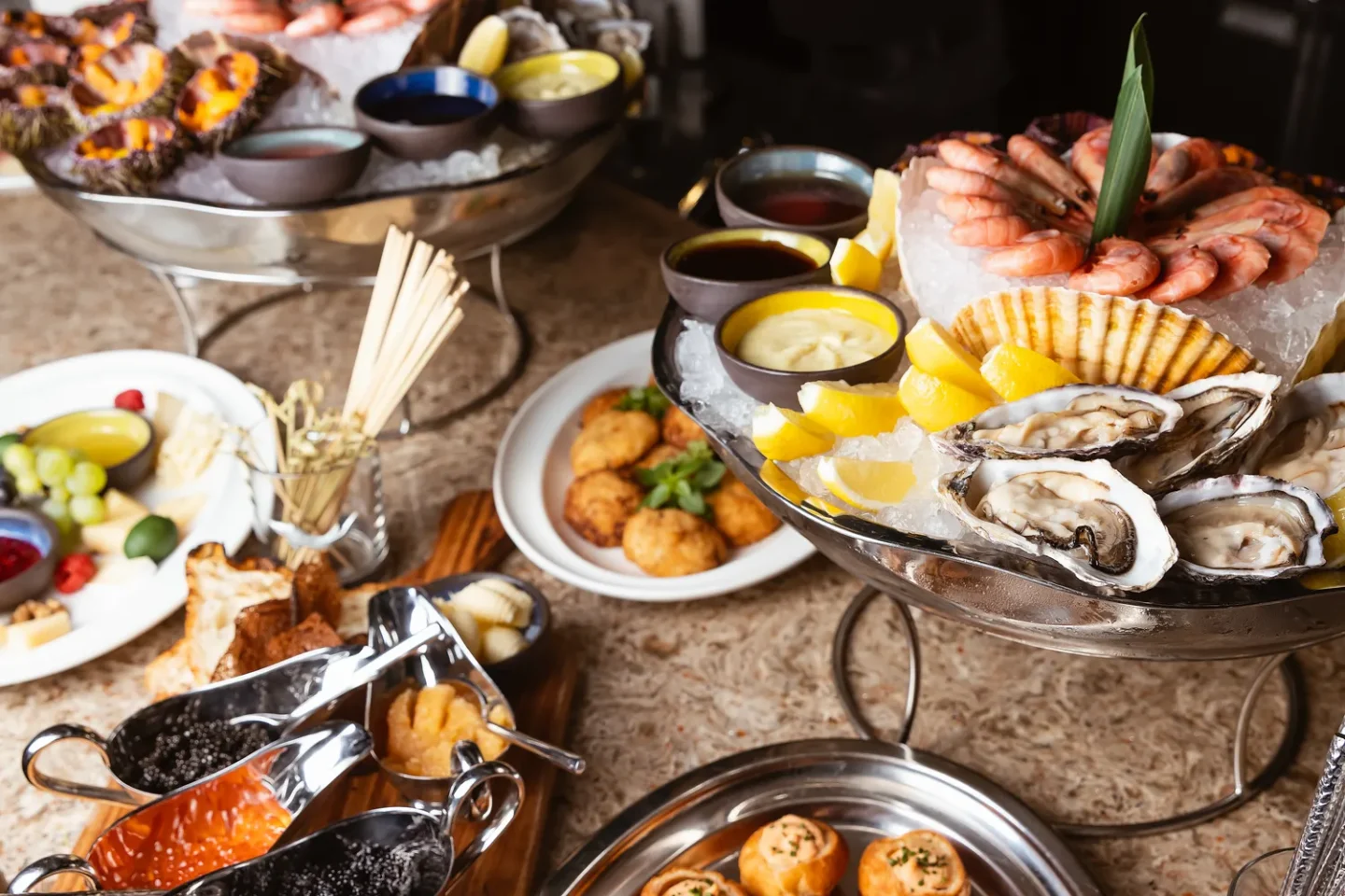 Фуршетное меню в итальянском ресторане LureMe в Москве