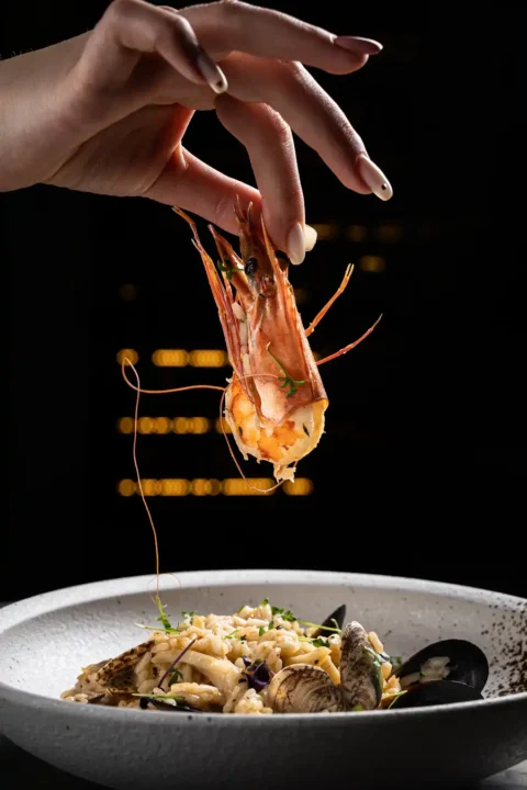 Ризотто Маре с морепродуктами в рыбном ресторане LureMe