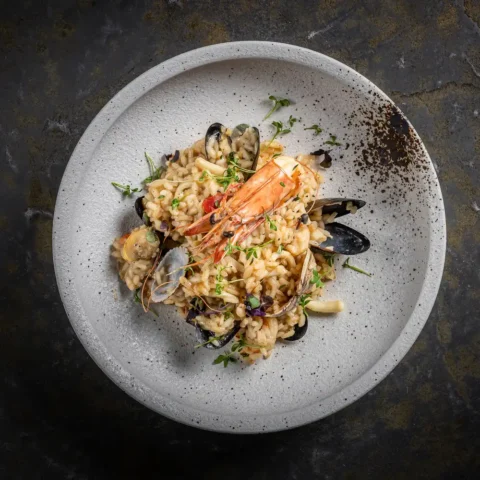 Ризотто Маре с морепродуктами от шеф-повара Франческо Воче