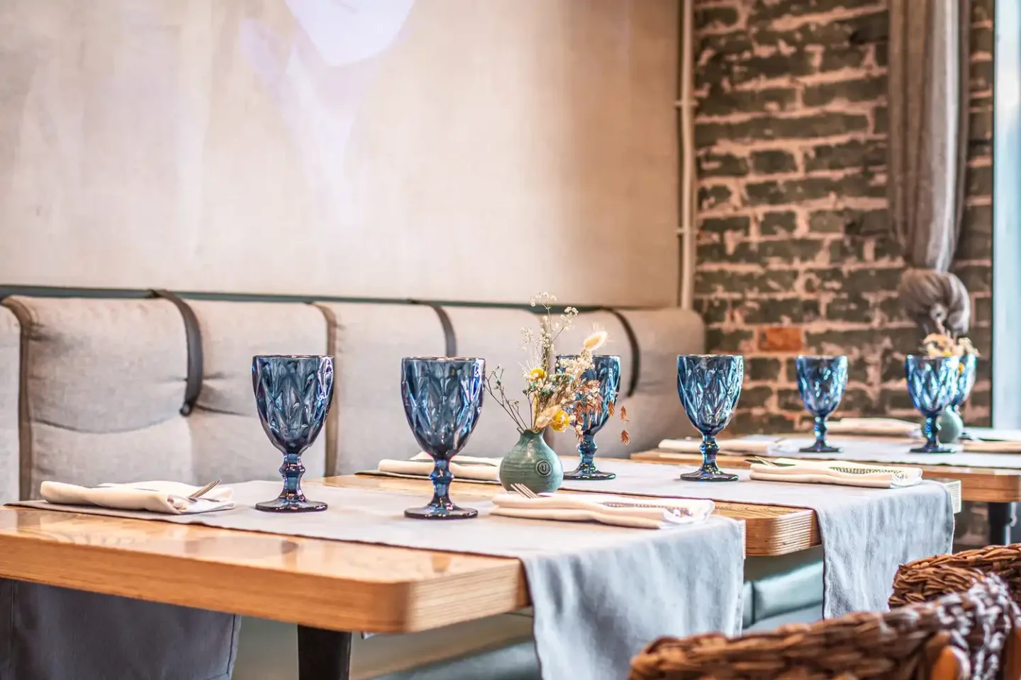 Сервировка в ресторане LureMe в Москве